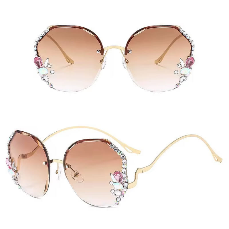 Luxury Fashion Rhinestone Sunglasses