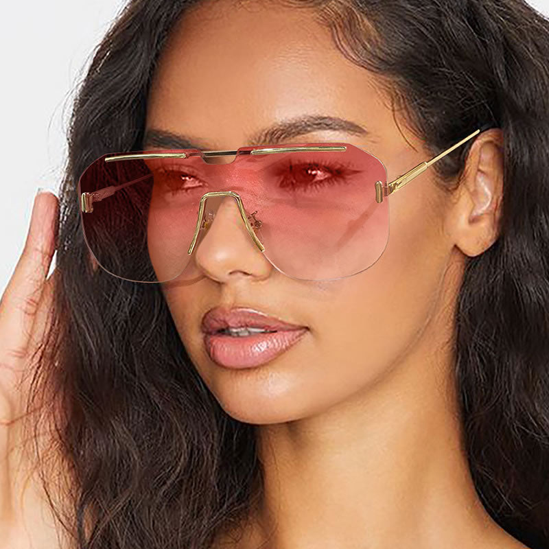 Trendy Luxury Aviator Sunglasses