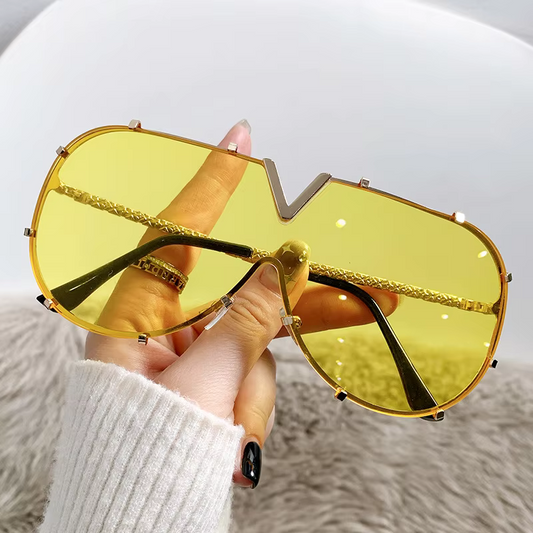 Oversized Aviator Fashion Sunglasses