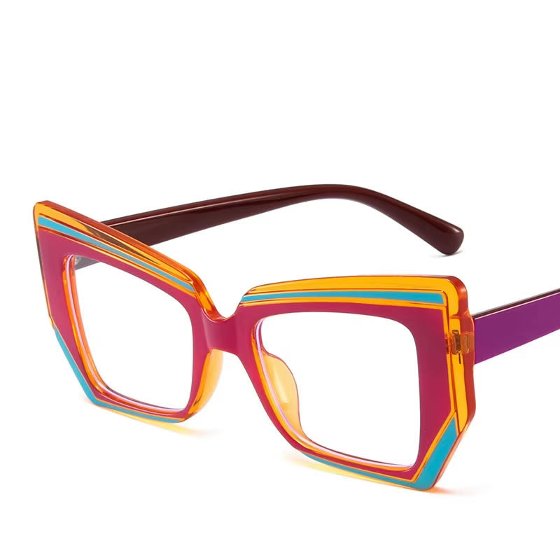 Colourful Retro Cateye Glasses