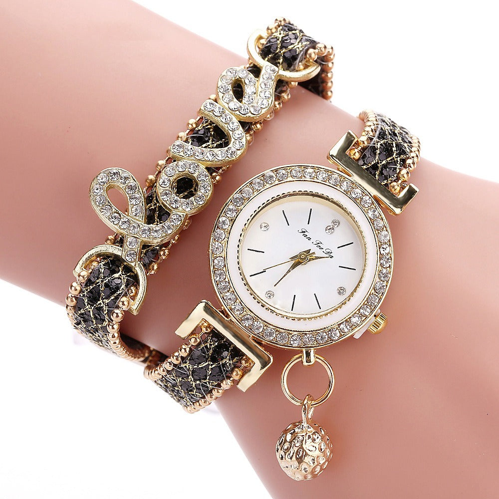 Love Pendant Bracelet Watch