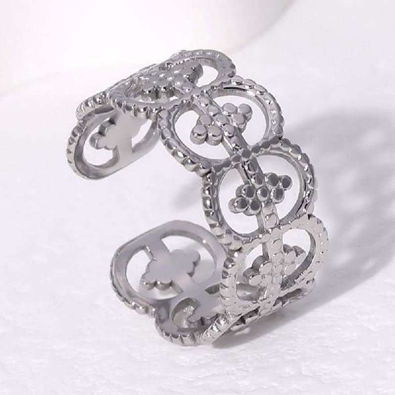 Adjustable Vintage Hollow Open Ring