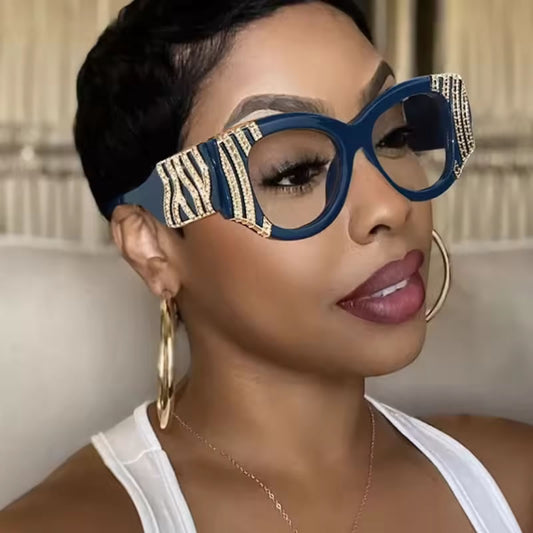 Large Bling Glasses