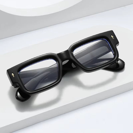 Thick Rectangle Retro Glasses