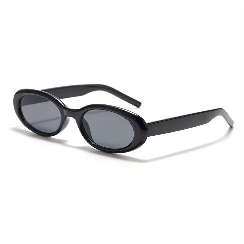 Trendy Oval Retro Sunglasses