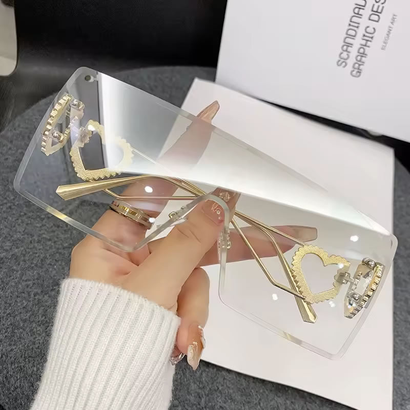 Heart Bling Sunglasses
