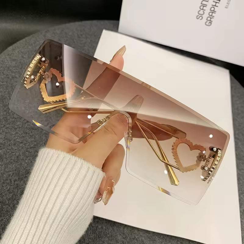 Heart Bling Sunglasses