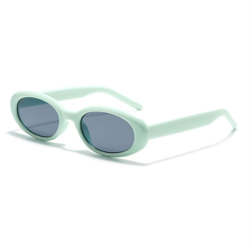 Trendy Oval Retro Sunglasses