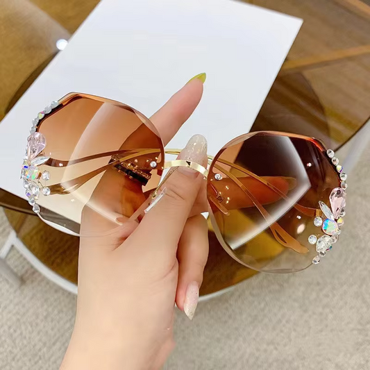 Luxury Fashion Rhinestone Sunglasses