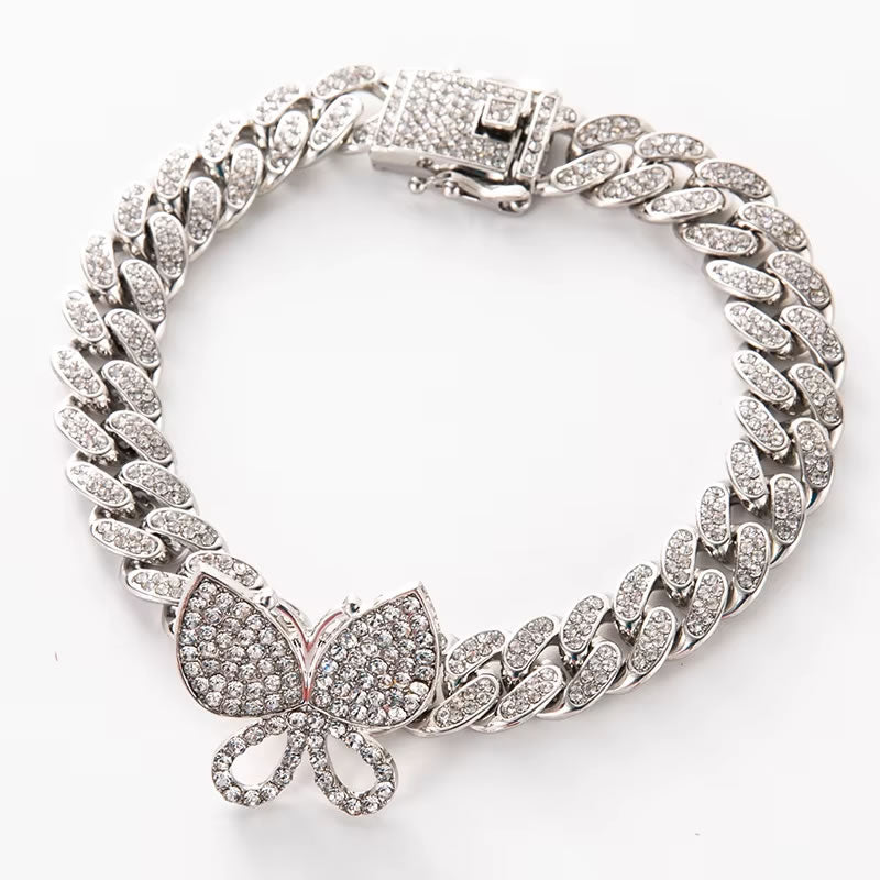 Diamond Butterfly Bracelet