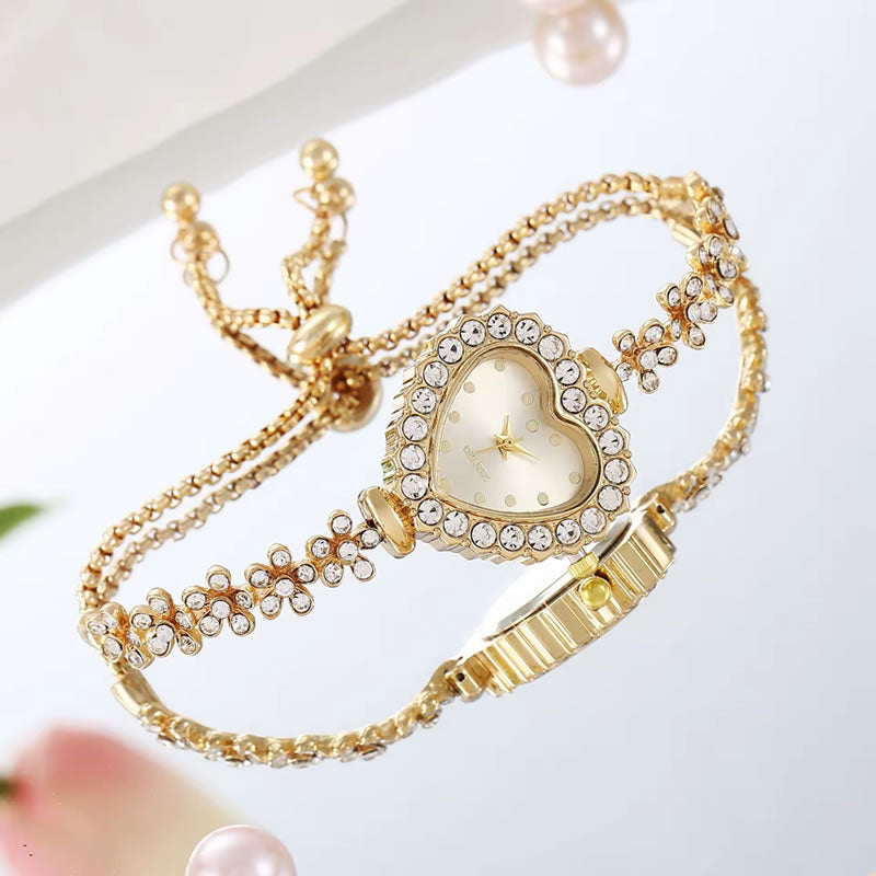 Heart Bracelet Sparkle Watch