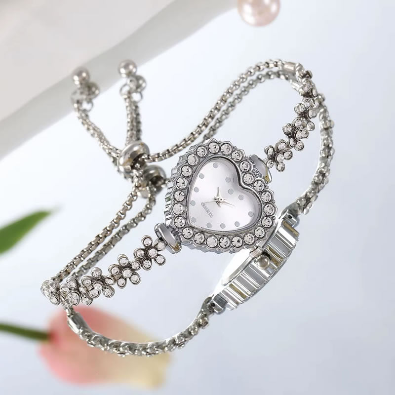 Heart Bracelet Sparkle Watch