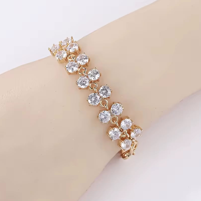 Luxury Diamond Gold Bracelet